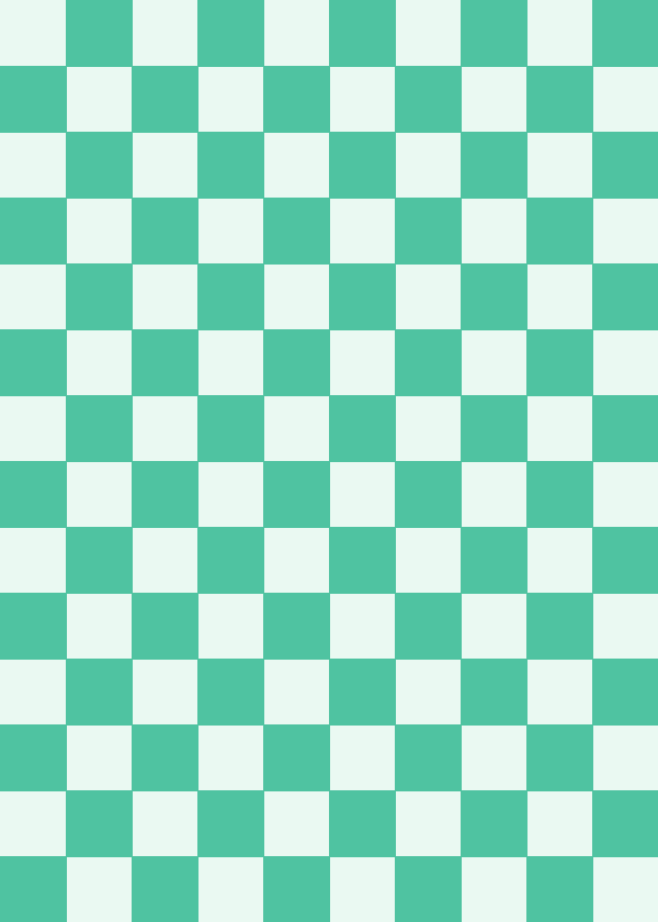 Mint Checkerboard Tape